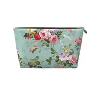 Flores Florales Vintage Impresas., Bolsa de artículos de tocador Bolsa de Maquillaje Bolsa de cosméticos Bolsa de artículos de tocador de Viaje portátil