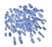 Flores Forget-Me-Nots, 200 piezas de flores azules prensadas secas naturales (0.2 pulgadas), conservadas reales en tarro de almacenamiento para arte de uñas, joyas de resina, manualidades, decoración