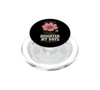 Flores Frescas Iluminar Mis Días Jardín Floral PopSockets PopGrip para MagSafe