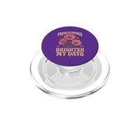 Flores Frescas Iluminar Mis Días Jardín Floral PopSockets PopGrip para MagSafe