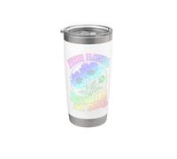 Flores Frescas Iluminar Mis Días Jardín Floral Vaso térmico de acero inoxidable de doble pared