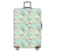 Flores Funda para Maleta EláStica 18-32 Pulgadas,Protector AntiarañAzos & Impermeable,Cubremaletas De PoliéSter Lavable,Accesorio De Viaje para AvióN,Vacaciones,Negocios (Color 3,XL(29-32inch))