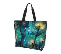 Flores Irreal Bolso De Mano Plegable Bolso De Hombro Casual Bolsas De Compras Para Mujer Fitness Trabajo