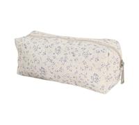 Flores -Make -up -Bürstenbeutel, Make -up -Pinsel -Taschen -Make -Up -Taschen -Aufbewahrungstasche - Make -up Organizer Canvas Aufbewahrungsorganizatorin, Blumen Reisetasche für Frauen Mädchen, a, ver