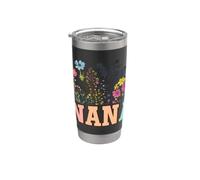 Flores Nana Vaso térmico de acero inoxidable de doble pared