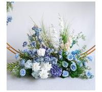 Flores Pasillo Boda Guirnalda Flores Suelo Flores Colgantes Decoración, Flores Artificiales Versátiles A Varios Estilos Ideales, Para Recepción Boda, Fondo De Ceremonia, Decorac(Size:100*80cm,Color:C)