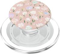 Flores Pastel | Patrón de Arte Floral Cottagecore PopSockets PopGrip para MagSafe