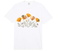 Flores patrióticas, Bandera Americana, Amapola de California, botánica Comfort Colors Adult Heavyweight T-Shirt