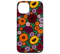 Flores pintadas a Mano Piano Music Fan Gift Sunflower Folk Art Carcasa para iPhone 13