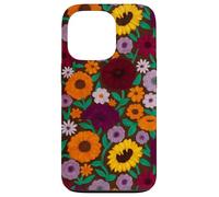 Flores pintadas a Mano Piano Music Fan Gift Sunflower Folk Art Carcasa para iPhone 13 Pro