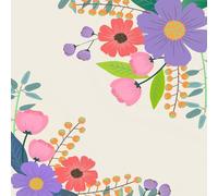 Flores pintadas a Mano - Rompecabezas de 300 Piezas Amigos Regalos intelectuales, Ocio, Entretenimiento, Decoraciones de Fiesta 14 años+