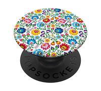 Flores Pop Mount Socket Color Floral Jardín Botánico PopSockets PopGrip Intercambiable