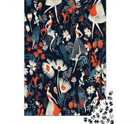 Flores Puzzle 1000 Piezas Adultos - Rompecabezas Adultos - Puzzle Adultos para Ejercitar La Lógica Y La Coordinación Sensorial - Juegos EduGatosivos 1000pcs (75x50cm)