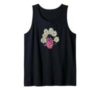 Flores Que Crecen en el corazón Camiseta sin Mangas