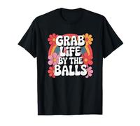 Flores Retro de Grab Life by The Balls Camiseta