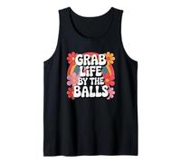 Flores Retro de Grab Life by The Balls Camiseta sin Mangas