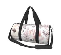 Flores Rosadas, Bolsa de Viaje de Gran Capacidad, Bolso Redondo, Bolsa de Viaje Deportiva, Bolsa de Mano, Bolsa de Fitness