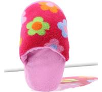 Flores rosadas lindas para mascotas, cachorros, perros, gatos, pantuflas de felpa para masticar, juguetes chirriantes para perros, suministros para mascotas