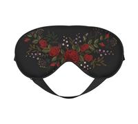 Flores Rosas Occidental, Cubreojos completos Antifaz bloqueador de luz Antifaz para dormir Antifaz suave con los ojos vendados Noche