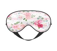 Flores rosas rosadas, Cubreojos completos Antifaz bloqueador de luz Antifaz para dormir Antifaz suave con los ojos vendados Noche