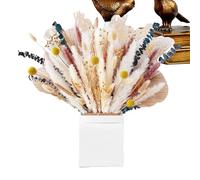 Flores secas naturales | Decoración artesanal de ramos secos,Decoración de mesa Composición floral Estética para sala de estar, dormitorio, boda