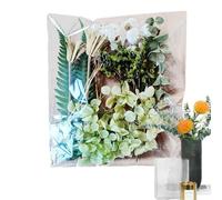 Flores secas para decoración, flores secas | Kit de bricolaje para Scrapbooking - Hojas de flores secas vibrantes para moldes de resina, marcos de fotos, manualidades, manualidades