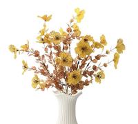 Flores secas | Pequeñas Flores Artificiales secas | Decoración Artificial Realista para Jardín Balcón Jardín Boda Fotografía | para Puerta Delantera Jardín Terraza Balcón Trou