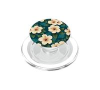 Flores Silvestres Coloridas con Espalda Color Crema Floral PopSockets PopGrip para MagSafe