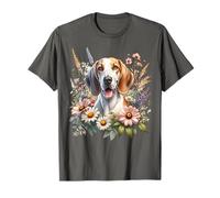 Flores silvestres de verano de Porcelaine Dog, bonitas flores florales Camiseta