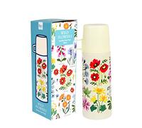 Flores silvestres frasco y taza