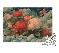 Flores Subacuáticas Fantasía Puzzle 1000 Piezas Adultos Y Jóvenes Puzzle Difícil Puzzle Complicado Más Vendido Tiempo Libre Cartón Reciclado 38x26cm/1000pcs