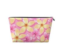 Flores Tropicales Rosadas y Naranjas, Bolsa de artículos de tocador Bolsa de Maquillaje Bolsa de cosméticos Bolsa de artículos de tocador de Viaje portátil