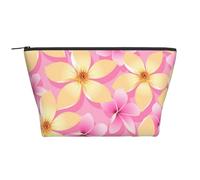 Flores Tropicales Rosadas y Naranjas, Bolsa de artículos de tocador Bolsa de Maquillaje Bolsa de cosméticos Bolsa de artículos de tocador de Viaje portátil