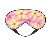 Flores tropicales rosadas y naranjas, Cubreojos completos Antifaz bloqueador de luz Antifaz para dormir Antifaz suave con los ojos vendados Noche