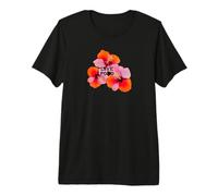 Flores vivas de Hibisco pono Mahalo oahu maui Kauai Aloha Camiseta Premium