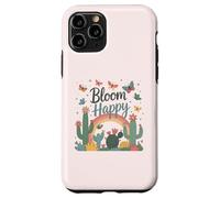 Flores y mariposas florecientes,Florecer feliz,Difundir la positividad Carcasa para iPhone 11 Pro