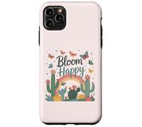 Flores y mariposas florecientes,Florecer feliz,Difundir la positividad Carcasa para iPhone 11 Pro Max