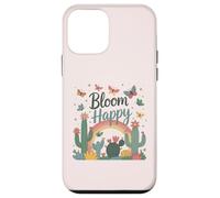Flores y mariposas florecientes,Florecer feliz,Difundir la positividad Carcasa para iPhone 12 mini