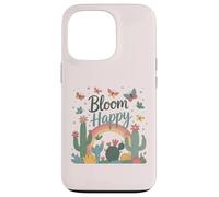 Flores y mariposas florecientes,Florecer feliz,Difundir la positividad Carcasa para iPhone 13 Pro