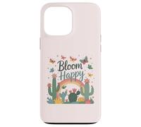 Flores y mariposas florecientes,Florecer feliz,Difundir la positividad Carcasa para iPhone 13 Pro Max