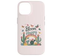 Flores y mariposas florecientes,Florecer feliz,Difundir la positividad Carcasa para iPhone 14