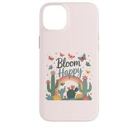 Flores y mariposas florecientes,Florecer feliz,Difundir la positividad Carcasa para iPhone 14 Plus