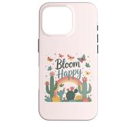 Flores y mariposas florecientes,Florecer feliz,Difundir la positividad Carcasa para iPhone 16 Pro