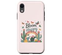 Flores y mariposas florecientes,Florecer feliz,Difundir la positividad Carcasa para iPhone XR