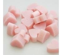 Florex 50 mini mini jabones en forma de corazón de magnolia con leche de oveja para regalo de boda