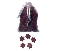 Florex Schafmilchseife Mini estrella 50 unidades de jabón mágico, en bolsa de organza, regalo para invitados