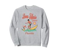 Florida Anna Maria Island FL Surfing Pesca Playa Sudadera