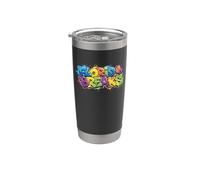 Florida Breaks - Música house Florida Breakbeat Vaso térmico de acero inoxidable de doble pared