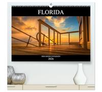 Florida. Der Sonne entgegen. (hochwertiger Premium Wandkalender 2026 DIN A2 quer), Kunstdruck in Hochglanz: Traumhafte Sonnenauf- und -untergänge an den Küsten Floridas.