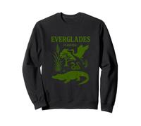 Florida Everglades National Park Vintage Ilustración Sudadera